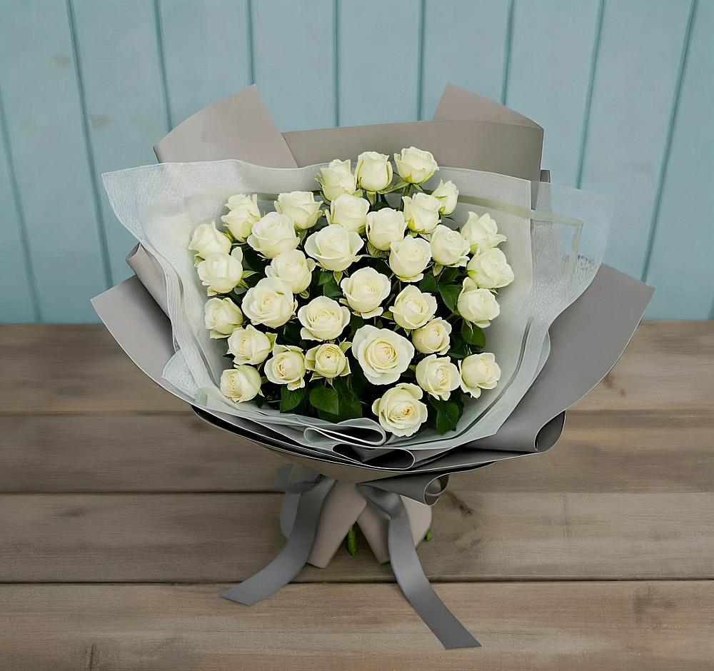 Букет Белоснежная нежность в Невельске