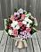 Букет цветов из: Альстромерии, Гвоздики, Розы и Хризантемы в Невельске
