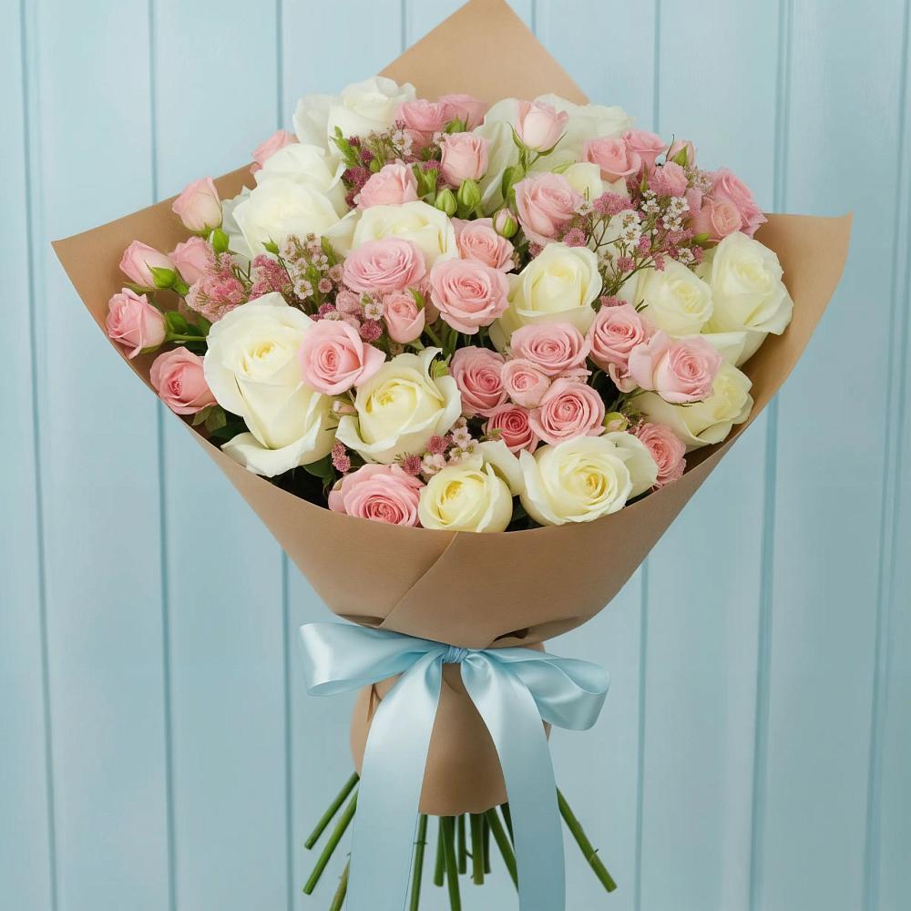 Букет цветов из: Розы в Невельске