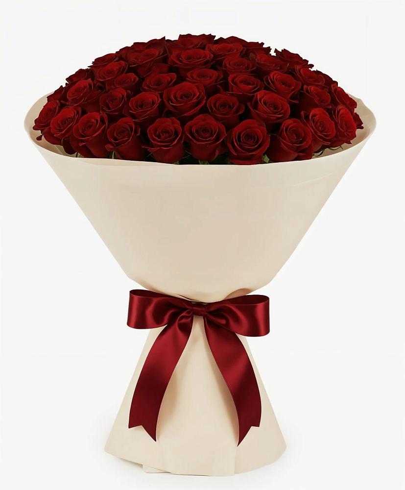 Букет 101 Бордовая роза Блэк Бакарра в Невельске