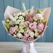 Букет цветов из:  Альстромерии и Розы в Невельске
